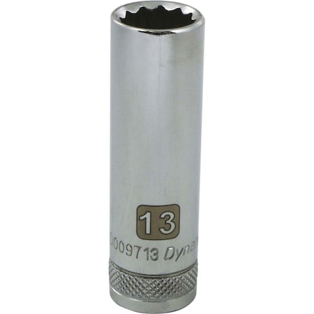 Dynamic 3/8" Drive, 13mm Metric Socket, 12 Points D009713